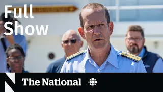 CBC News: The National | Sub implosion, Bus crash victims, Facebook blocks news