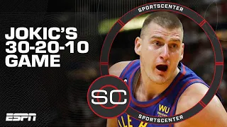 Nikola Jokic's 30-20-10 game was his most COMPLETE performance to date! - Ohm Youngmisuk | SC