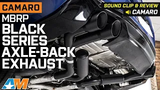 2016-2023 Camaro SS MBRP Black Series Axle-Back Exhaust Review & Sound Clip