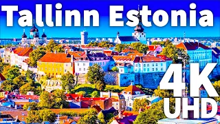 Tallinn Estonia in 4K ULTRA HD HDR Drone