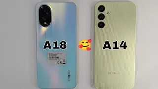 Oppo A18 Vs Samsung Galaxy A14 Speed Test And Comparison