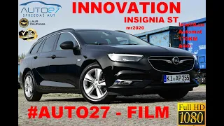 #AUTO27 - SPRZEDANY - TEST - Opel Insignia B  2.0 CDTI 170km - INNOVATION.mr2020r. MineralBLACK!