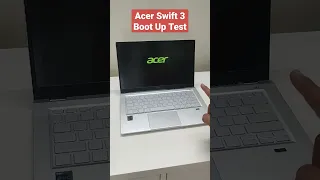 Acer Swift 3 Boot Up Test - Intel Evo