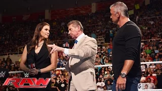 Mr. McMahon reveals the Commissioners of Raw and SmackDown Live: Raw, July 11, 2016