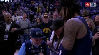 Young fan is emotional after Ja Morant gifts shoes | NBA on ESPN