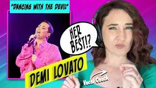 Singing Teacher Reacts Dancing With the Devil | WOW! She was...