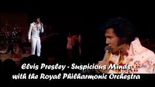 ELVIS PRESLEY -  Suspicious Minds (with Royal Philharmonic Orchestra) 1970/1973 ( New Edit ) 4K