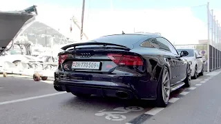 STRAIGHT PIPED Audi RS7 w/Milktek exhaust - BRUTAL SOUND !