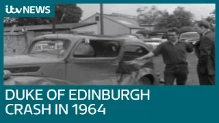 Newly uncovered archive emerges of 1964 crash involving Duke of Edinburgh | ITV News