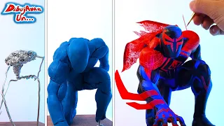 Sculpting SPIDER-MAN 2099 in clay Plasticine || Spider-Man Across Spider-Verse || DibujAme Un...