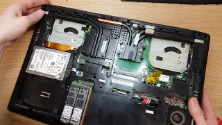 MSI GT72 2QE Dominator Pro MS-1781 disassemble to clean cooling system