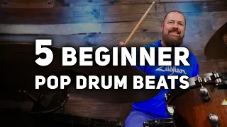 5 CRAZY USEFUL BEGINNER Drum Beats Every Drummer Should Know