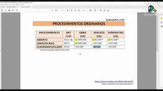 6. EVITAR ERRORES: Procedimiento abierto, simplificado, supersimplificado