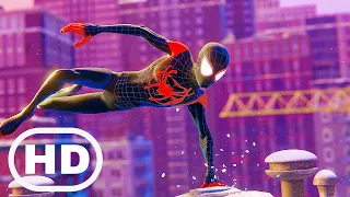 Spider-Verse Suit 😍 Smooth Pro Web Swinging | PS5 4K 60fps
