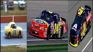 Evolution of the 24 Car in The NASCAR Cup Series