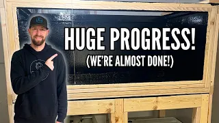 Building My 475 Gallon DIY Plywood Aquarium! (Part Four)