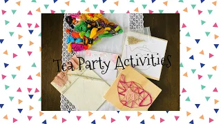 Tea Party Activities