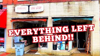 EVERYTHING LEFT BEHIND! Exploring A MUSIC & THRIFT Store CLOSED FOR DECADES!