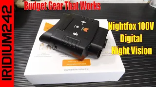 Budget Gear That Works   Nightfox 100V Digital Night Vision