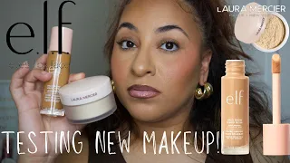 NEW!!! LAURA MERCIER ULTRA BLUR, TALC - FREE LOOSE SETTING POWDER + ELF COSMETICS HALO GLOW