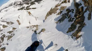 Skiing the EAST WALL at ARAPAHOE BASIN | Two laps down West Verticle and Land of the Giants