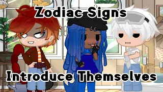 Zodiac Signs Introduce Themselves || Gacha Life 2 Skit