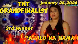 JOY ESCALANTE/3RD WINNER TNT GRANDFINALIST/TAWAG NG TANGHALAN SA SHOWTIME/JANUARY 24 2024