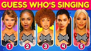 Guess Who's Singing ✅🎤 TikTok's Most Viral Songs Edition 📀🎵 Ice Spice, Taylor Swift, Tyla, Doja Cat