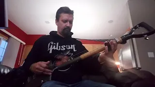 3-string shovel guitar (practice)