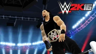 WWE Raw 1-18-16 Roman Reigns Vs Rusev Special Referee: Chris Jericho WWE 2K16