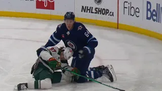 Kirill Kaprizov Injured After Logan Stanley Awkwardly Falls On Him