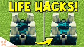 19 GAME CHANGING Minecraft 1.19 Life Hacks!