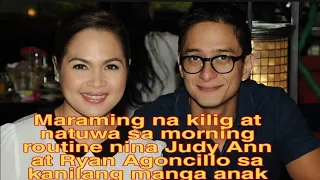 Maraming nakilig at natuwa sa morning routine nina Judy Ann at Ryan Agoncillo | Judy Ann Santos