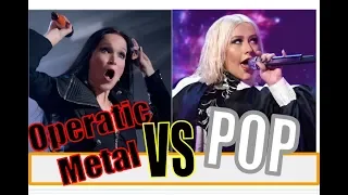 [Pop VS Operatic Metal] Christina Aguilera VS Tarja Turunen - Belting F#4 - F5