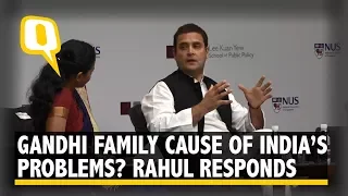 Is Nehru-Gandhi Family Responsible for India's Problems? Here's What Rahul Thinks | The Quint