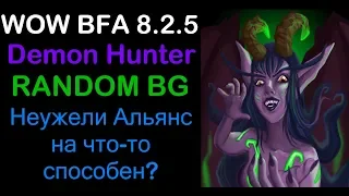 WOW BFA 8.2.5 ДХ Рандом БГ - Альянс душит?