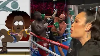 Deontay Wilder's Wife ''Classy'' acts!!!!