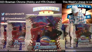 2023 Bowman Chrome Hobby Baseball Card 6 Box Half Case Break #1   Sports Cards