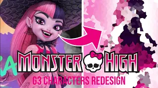 Redesigning Monster High G3 Designs because Im in shambles (Monster High Speedpaint)