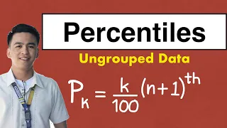 Percentiles of Ungrouped Data (Measures of Position) @MathTeacherGon