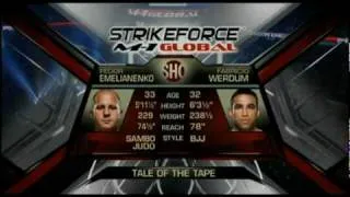 Strikeforce - Fedor vs Werdum - HD - Full Fight + Introductions - Part 2