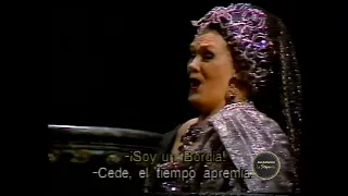 HD VIDEO - Lucrezia Borgia - Act 3 - Joan Sutherland, 1989 Barcelona