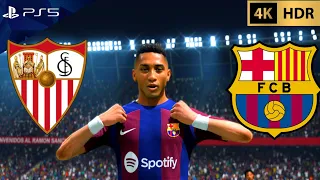 FC 24 - Sevilla vs. Barcelona - La Liga 23/24 Full Match | PS5™ [4K60]