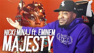 #EMINEMGOESLAST | Nicki Minaj - Majesty (ft. Eminem & Labrinth) REACTION!!!)