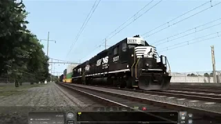 Train Simulator 2019 - [EMD GP40-2] - Norfolk 3037 - Philly to New Haven - Part 1 - 4K UHD