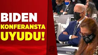 ABD Başkanı Joe Biden, İklim Konferansı'nda da uyuyakaldı