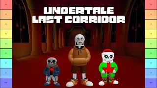 My ULC Skin Tier List (Part 1) | Undertale Last Corridor