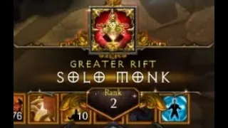 Diablo 3 Season 30 PoJ Monk GR150 Rank 2