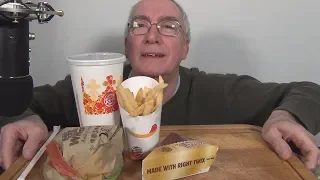 ASMR Eating Burger King's Angry Whopper Fries and Twix Pie