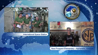 Space Station Crew Discusses Life in Space with Georgia Students